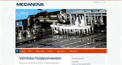 Desktop Screenshot of mecanova.com