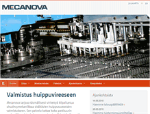 Tablet Screenshot of mecanova.com